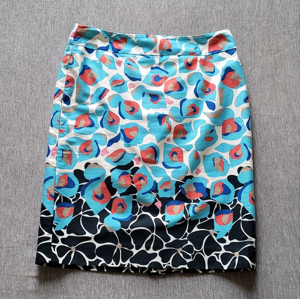 Ann Taylor cotton pencil skirt